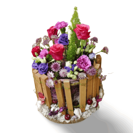 Zomerse creatie op hout - Afbeelding 3