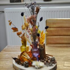 Herfstcompositie op berk 2 - Afbeelding 3