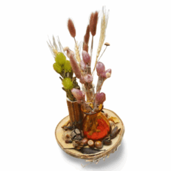 Herfstcompositie op berk compact - Afbeelding 3