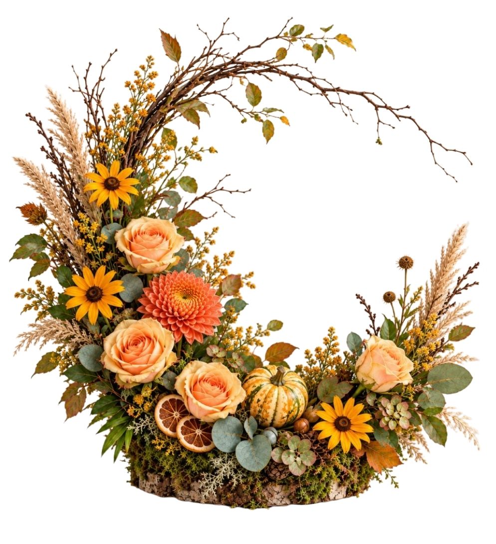 Workshop bloemschikken in Drongen (Grand Café) op donderdag 22 oktober 19.00h - 21.30h Drongen