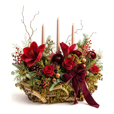 Aperitiefworkshop bloemschikken zondag 20 december 10.30h - 12.30h Wondelgem